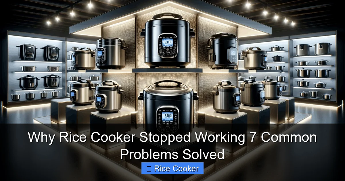 Why Rice Cooker Stopped Working 7 Common Problems Solved