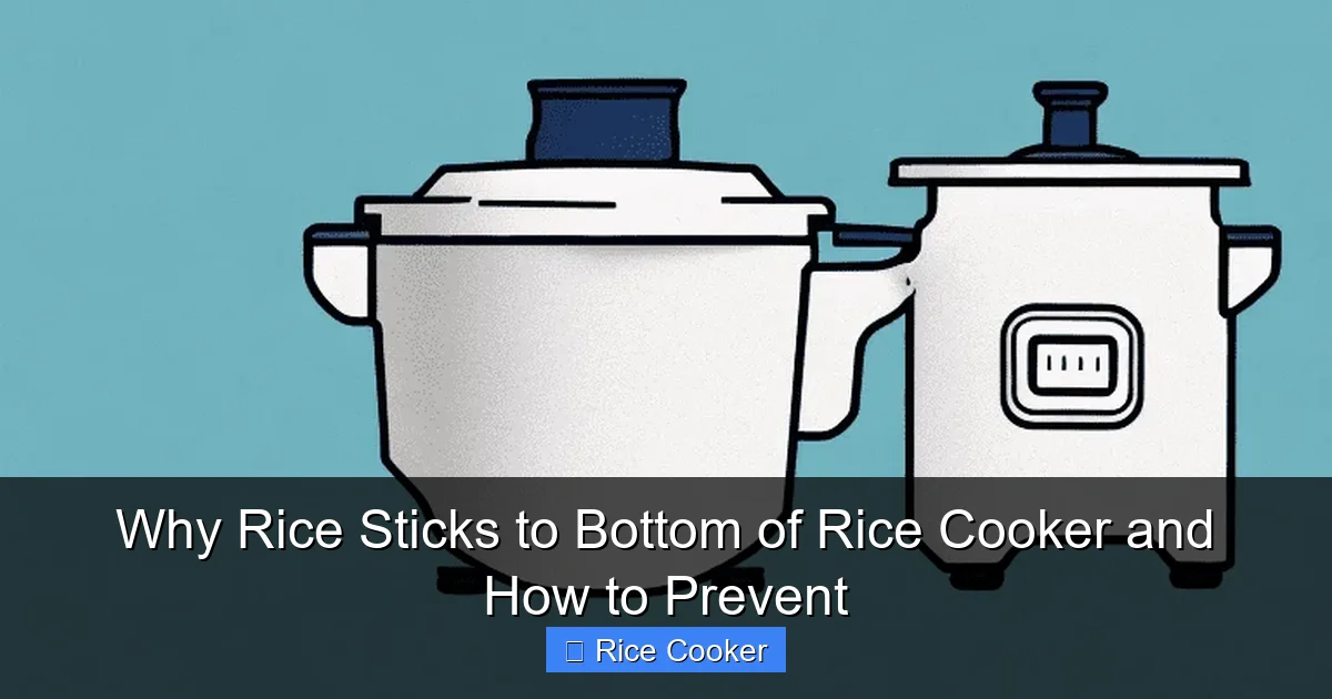 Why Rice Sticks to Bottom of Rice Cooker and How to Prevent