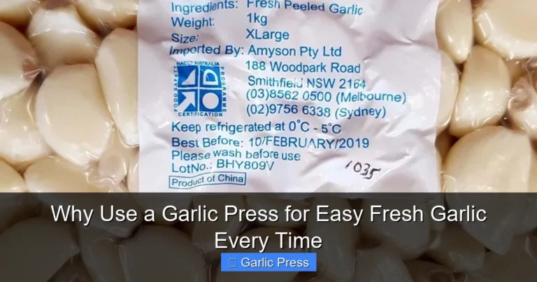 Why Use a Garlic Press for Easy Fresh Garlic Every Time