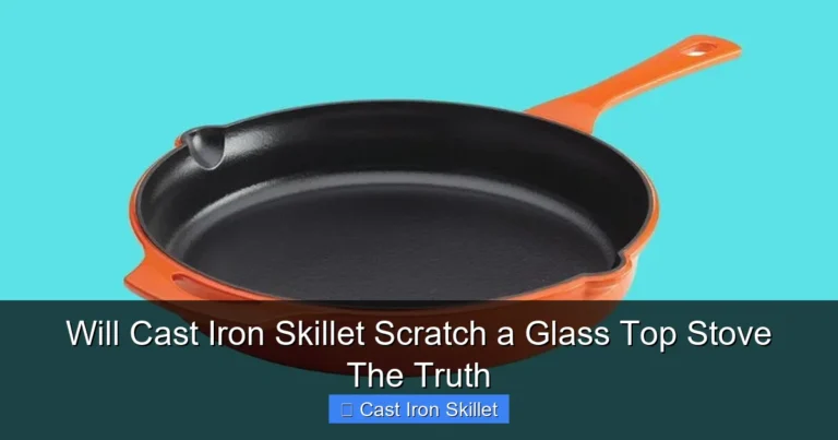 Will Cast Iron Skillet Scratch a Glass Top Stove The Truth