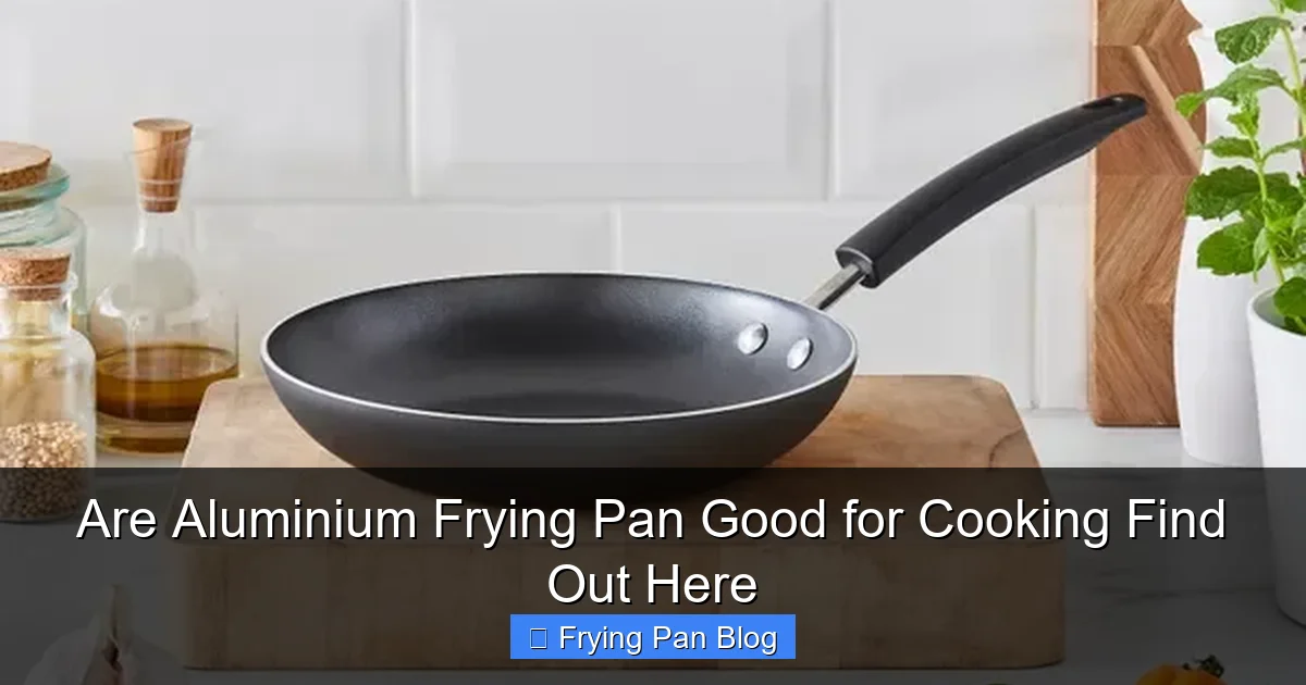 Are Aluminium Frying Pan Good for Cooking Find Out Here