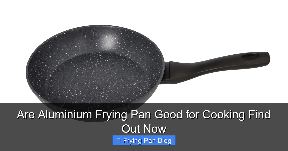 Are Aluminium Frying Pan Good for Cooking Find Out Now