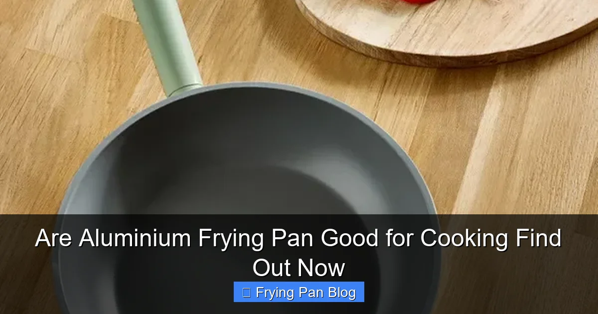 Are Aluminium Frying Pan Good for Cooking Find Out Now