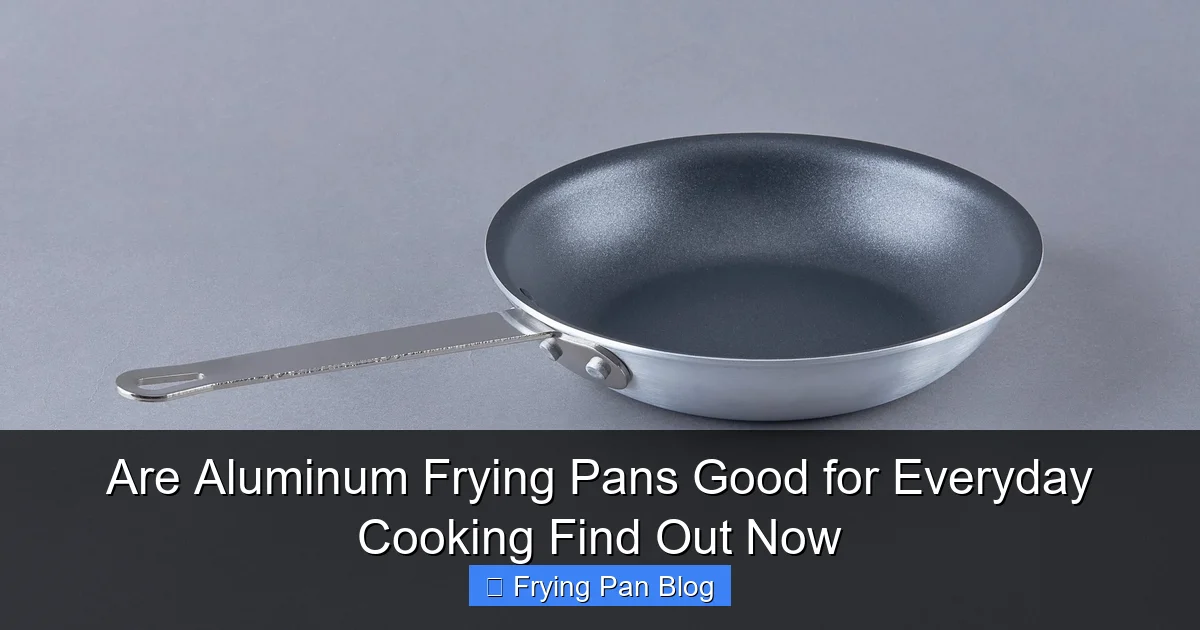 Are Aluminum Frying Pans Good for Everyday Cooking Find Out Now