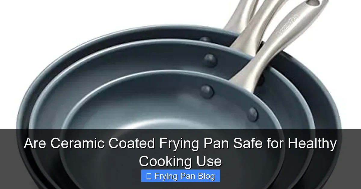 Are Ceramic Coated Frying Pan Safe for Healthy Cooking Use