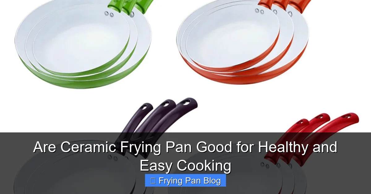 Are Ceramic Frying Pan Good for Healthy and Easy Cooking
