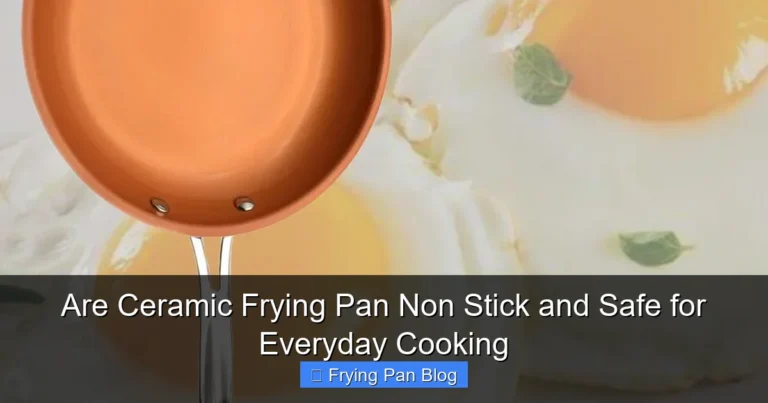 Are Ceramic Frying Pan Non Stick and Safe for Everyday Cooking