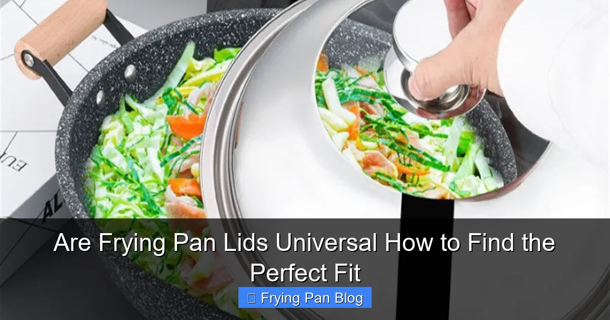 Are Frying Pan Lids Universal How to Find the Perfect Fit