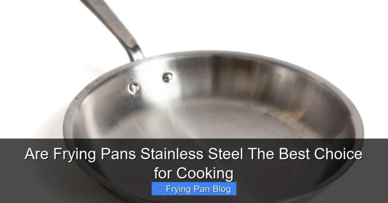 Are Frying Pans Stainless Steel The Best Choice for Cooking