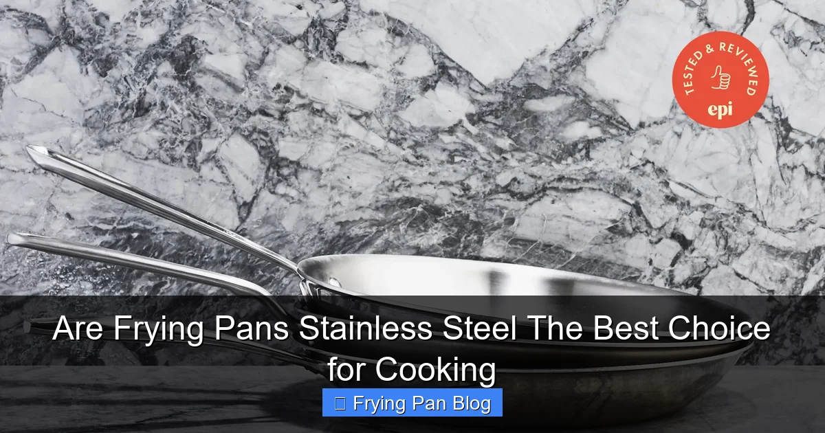 Are Frying Pans Stainless Steel The Best Choice for Cooking