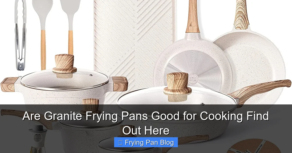 Are Granite Frying Pans Good for Cooking Find Out Here