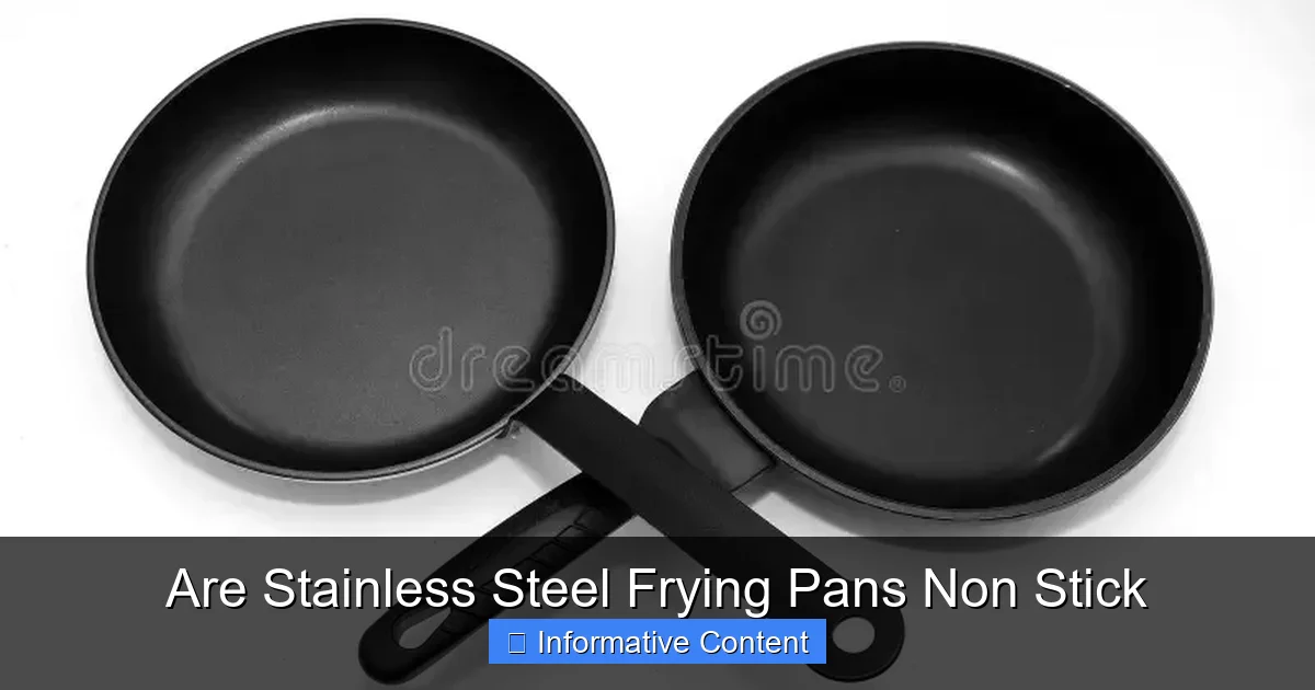 Are Stainless Steel Frying Pans Non Stick