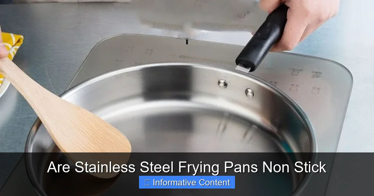 Are Stainless Steel Frying Pans Non Stick