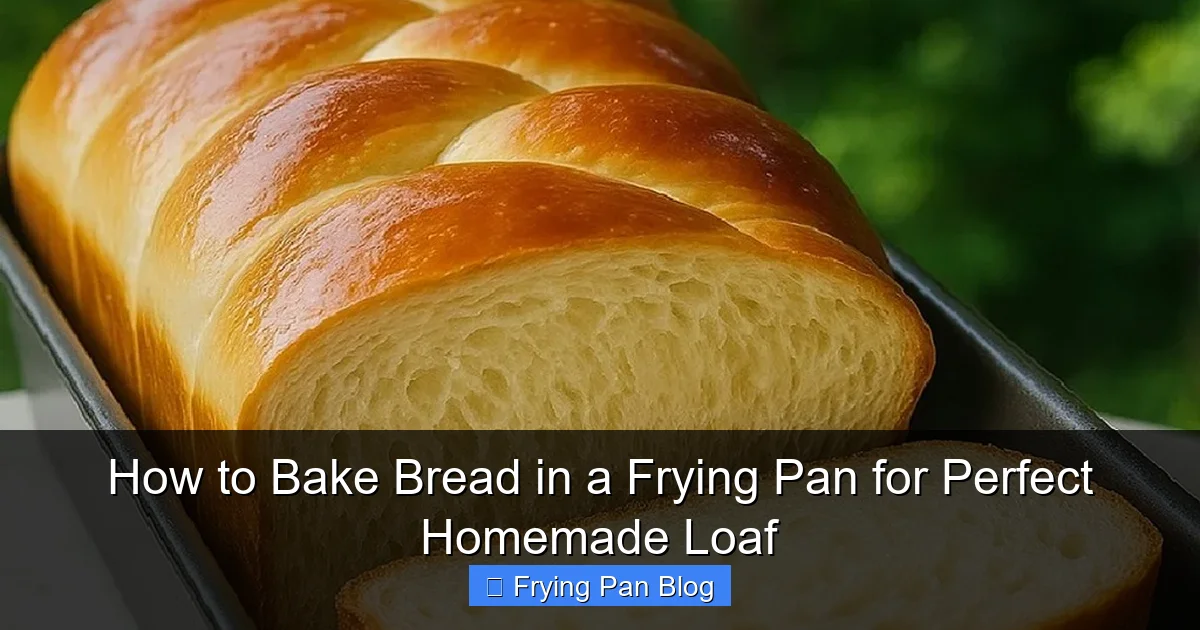 How to Bake Bread in a Frying Pan for Perfect Homemade Loaf