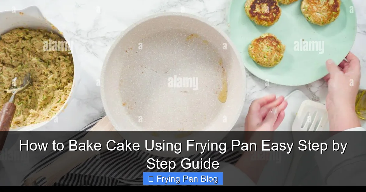 How to Bake Cake Using Frying Pan Easy Step by Step Guide