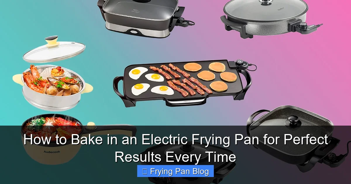 How to Bake in an Electric Frying Pan for Perfect Results Every Time