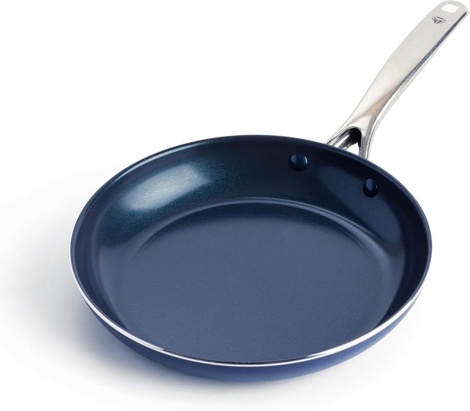 Blue Diamond 10 Inch Nonstick Frying Pan with Diamond-Infused Ceramic,