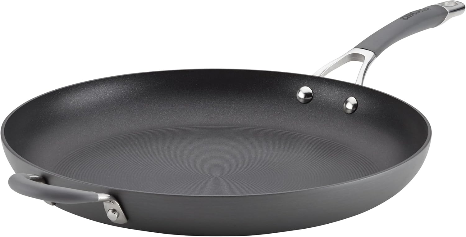 Circulon Radiance 14-Inch Hard Anodized Nonstick Fry Pan with Helper H