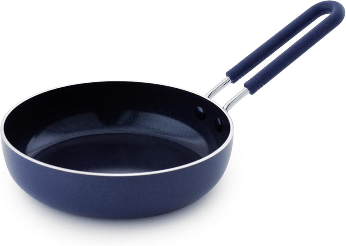 Blue Diamond Mini Ceramic Nonstick Frying Pan, PFAS-Free, Dishwasher S