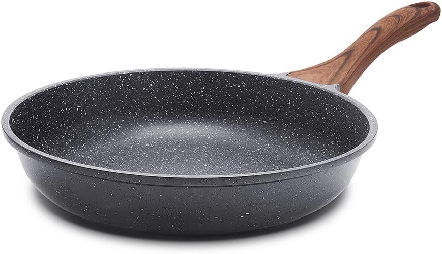 SENSARTE 9.5-Inch Nonstick Frying Pan with Swiss Granite Coating, Heal