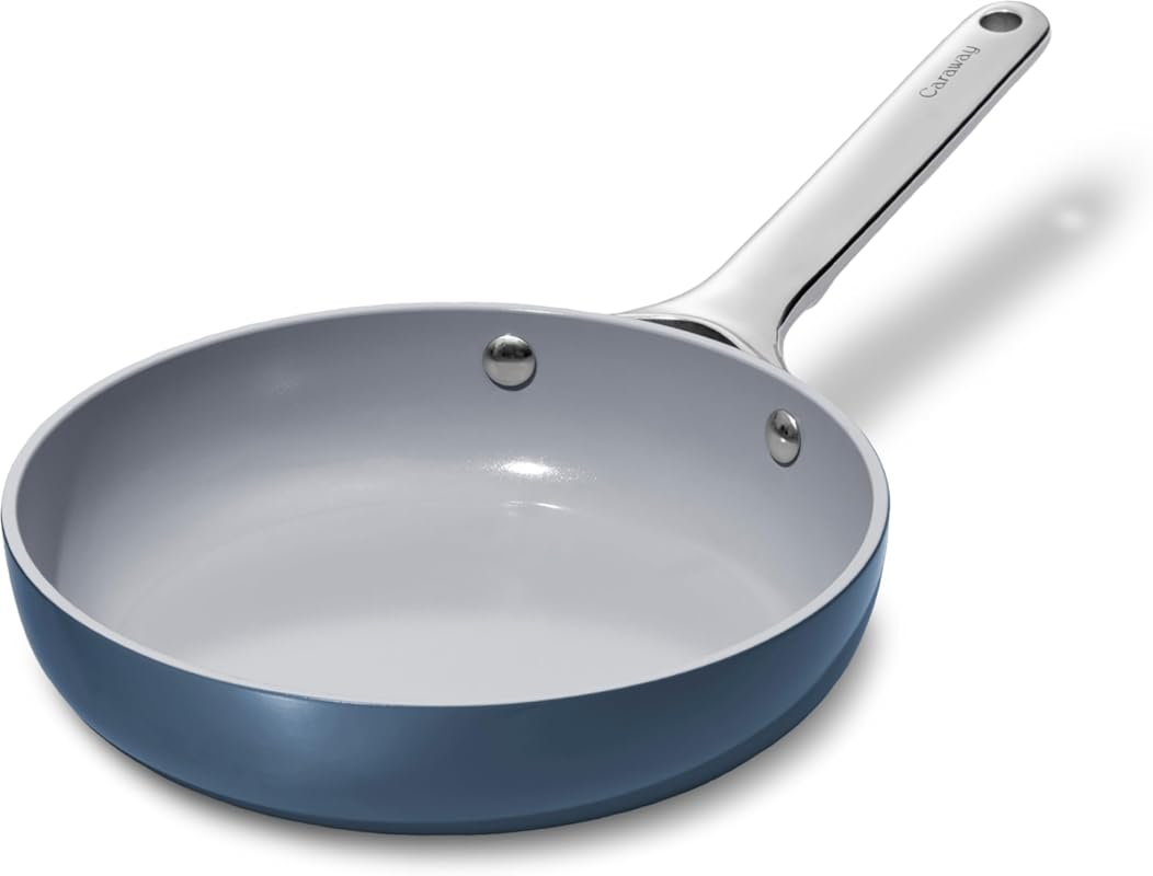 Caraway 8-Inch Nonstick Ceramic Mini Fry Pan, PTFE & PFOA-Free, Oven S