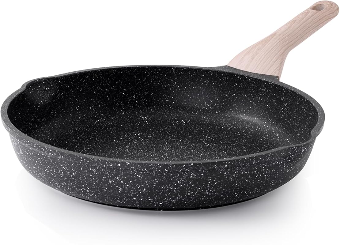 Kordisen 12.5 Inch Granite Nonstick Frying Pan, Healthy PFOA-Free Skil