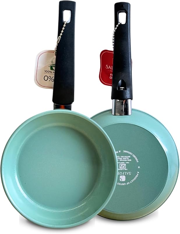 SALFORD 5.5 Inch Forged Ceramic Nonstick Mini Frying Pan with Bakelite