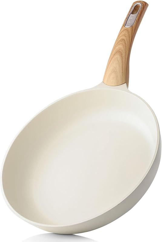 SENSARTE Ceramic Nonstick Frying Pan, 8-12.5 Inch, PFOA/PFAS/PTFE-Free