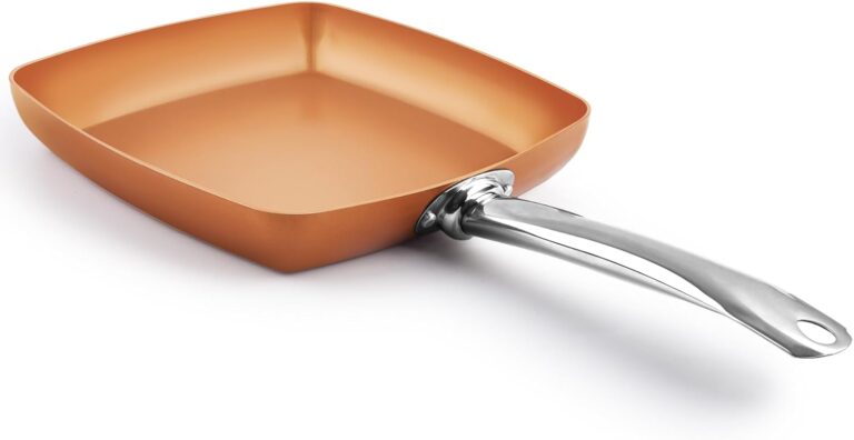 Non-Stick Copper Square Frying Pan Review 2026: Top 9.5″ Chef Skillet with Ceram
