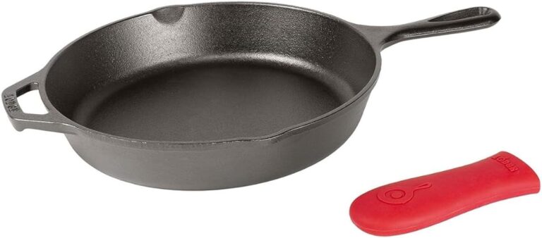 Lodge Cast Iron Skillet with Red Silicone Handle Review 2026: Durable & Safe Coo