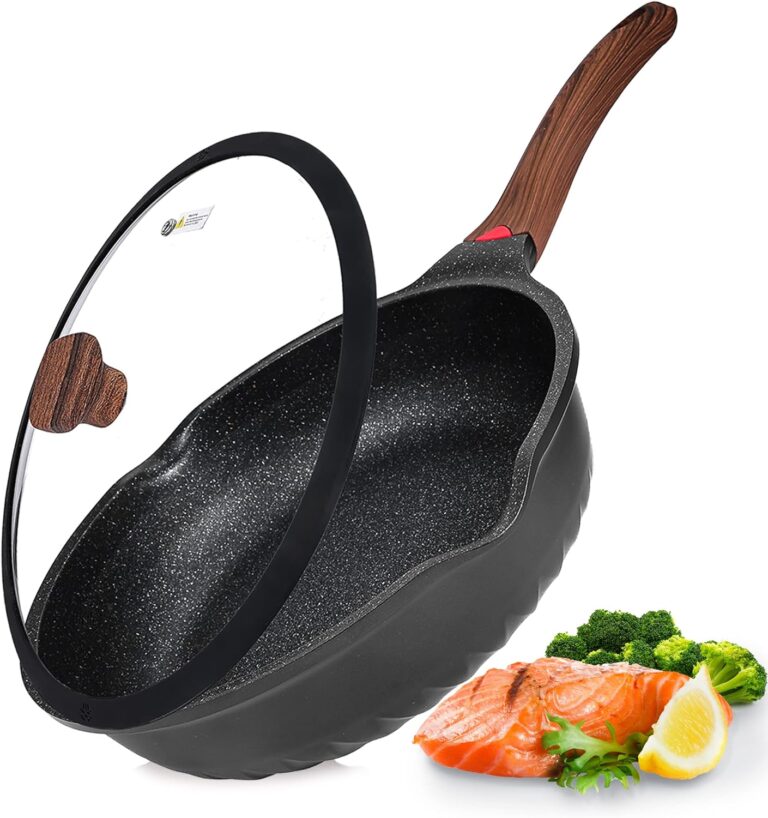 Vinchef Nonstick Deep Frying Pan Review 2026: Durable 12in Saute Pan with Lid