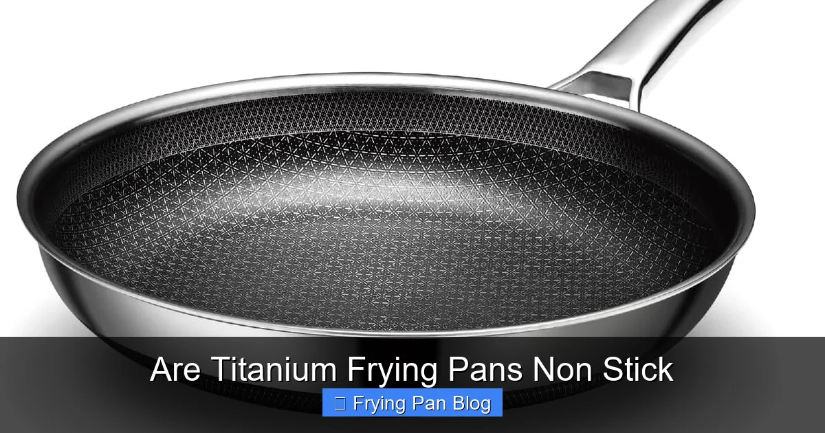Are Titanium Frying Pans Non Stick