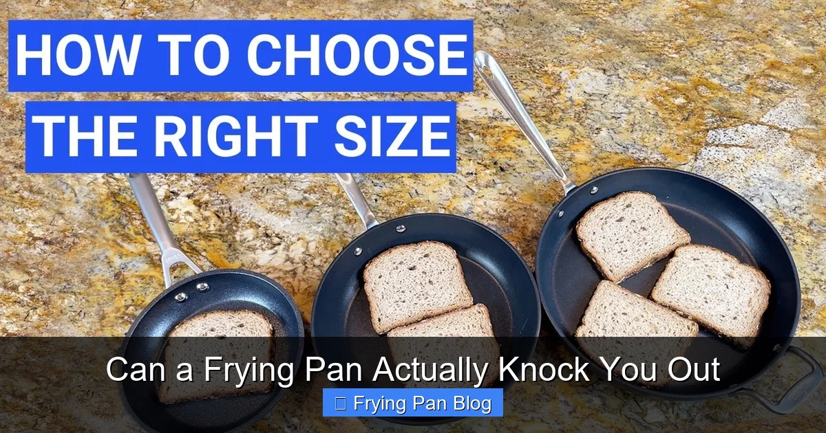 Can a Frying Pan Actually Knock You Out