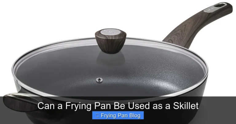 Can a Frying Pan Be Used as a Skillet