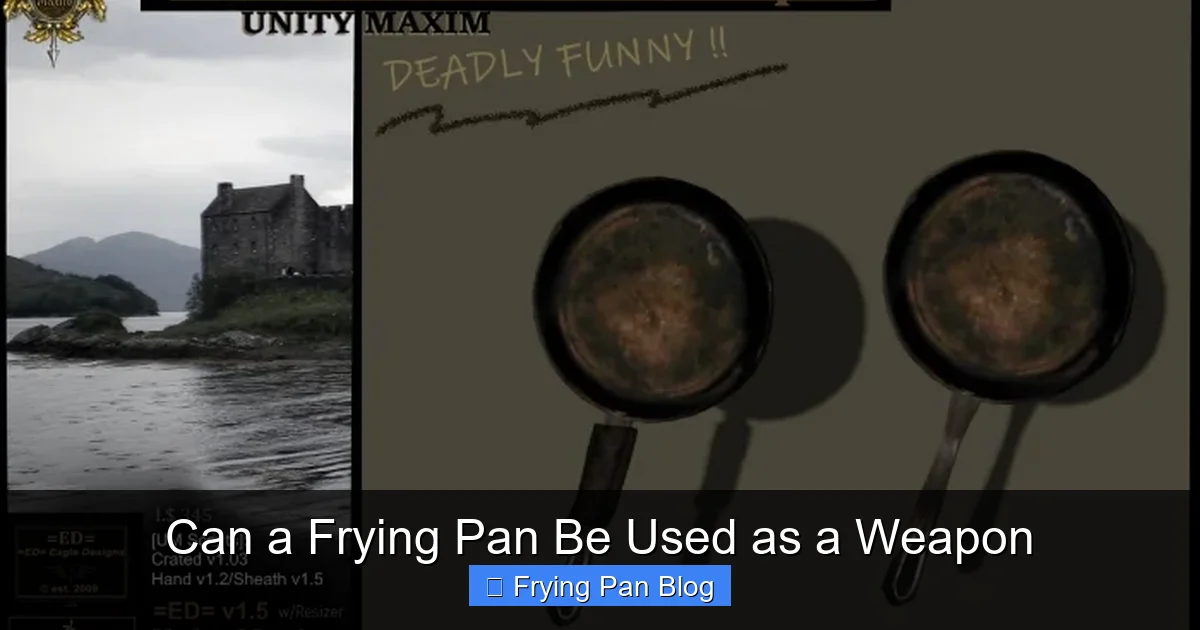 Can a Frying Pan Be Used as a Weapon