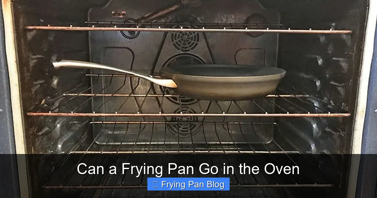Can a Frying Pan Go in the Oven
