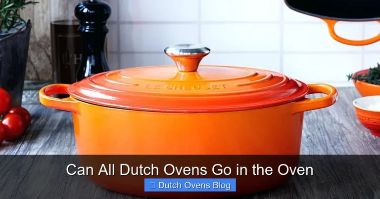 Can All Dutch Ovens Go in the Oven