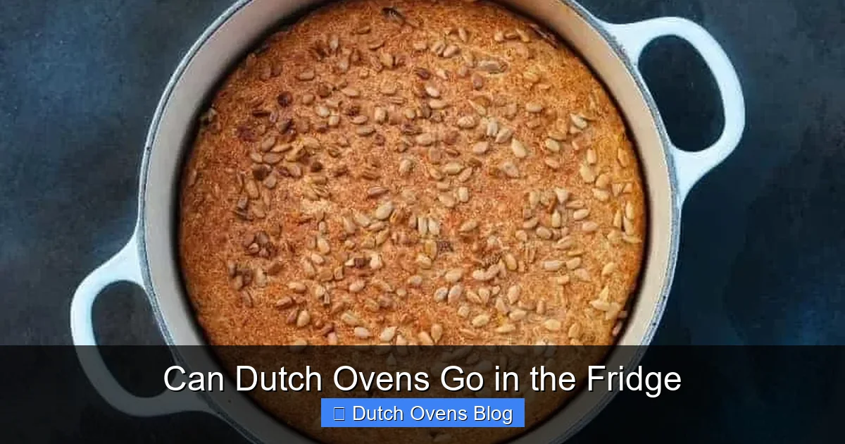 Can Dutch Ovens Go in the Fridge