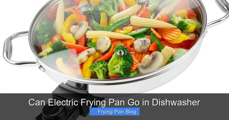 Can Electric Frying Pan Go in Dishwasher