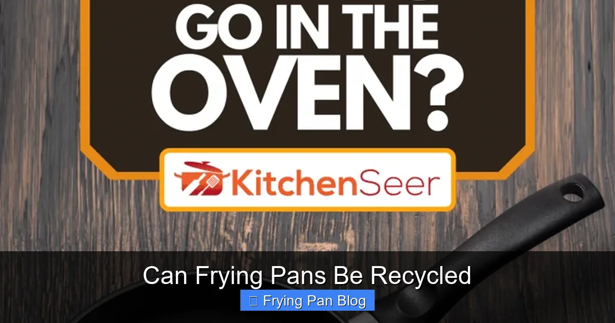 Can Frying Pans Be Recycled