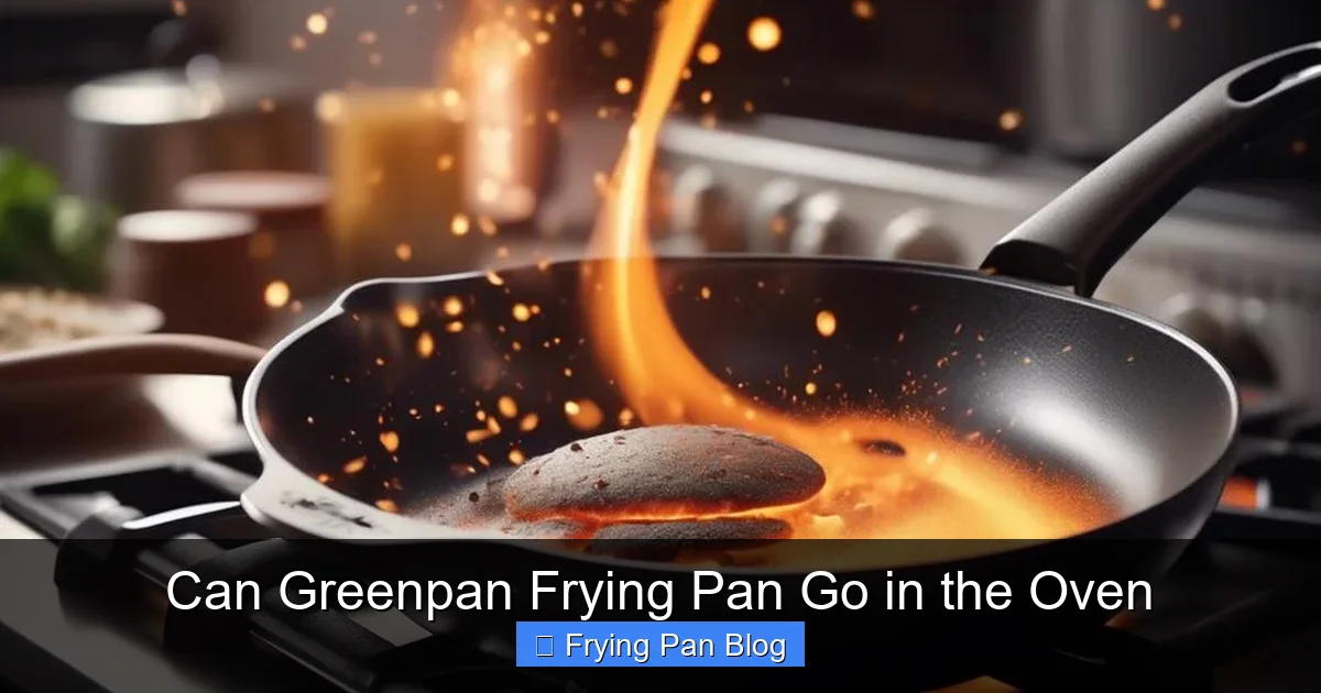 Can Greenpan Frying Pan Go in the Oven
