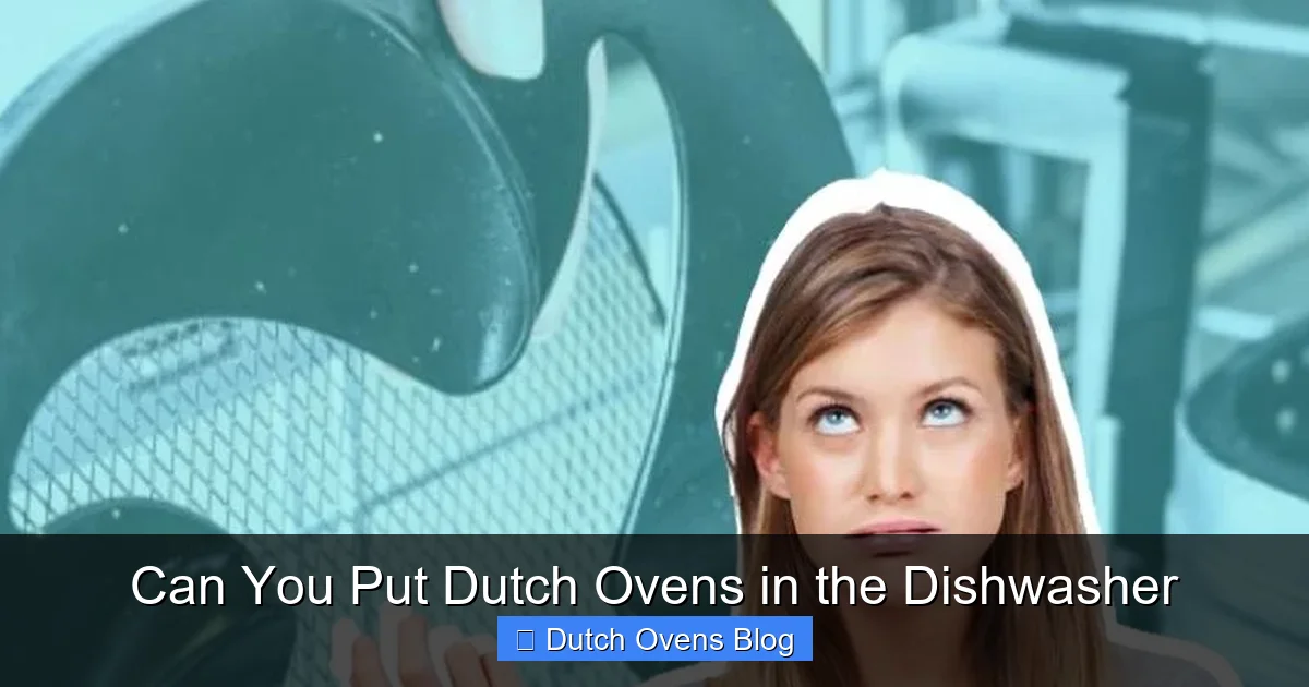 Can You Put Dutch Ovens in the Dishwasher