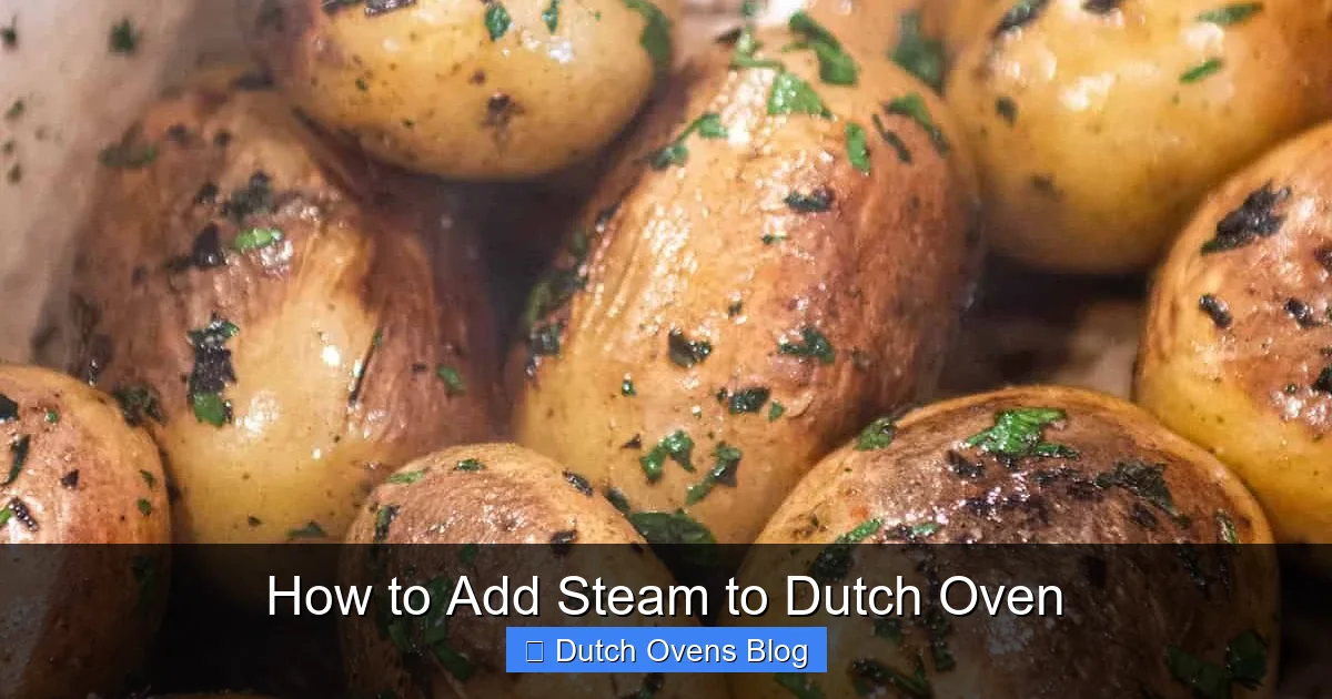 How to Add Steam to Dutch Oven