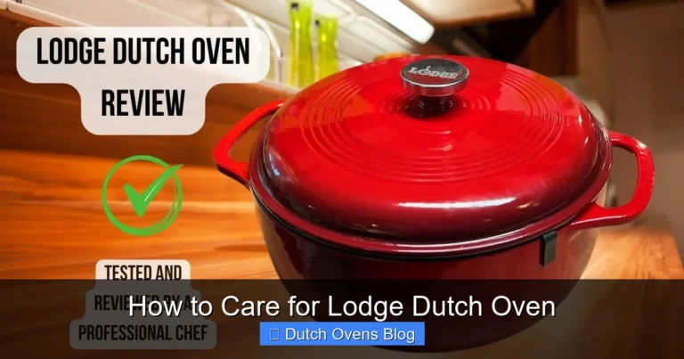 How to Care for Lodge Dutch Oven