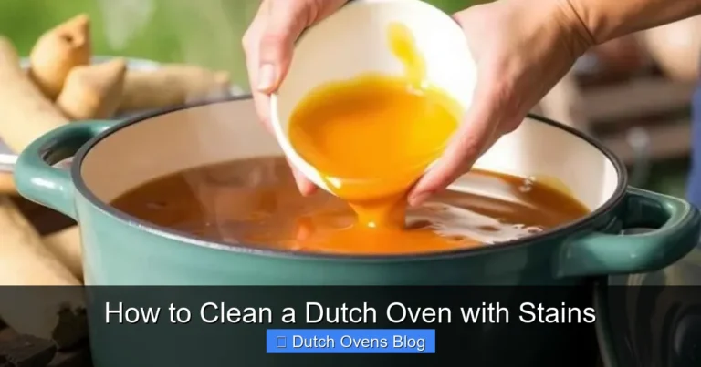 How to Clean a Dutch Oven with Stains