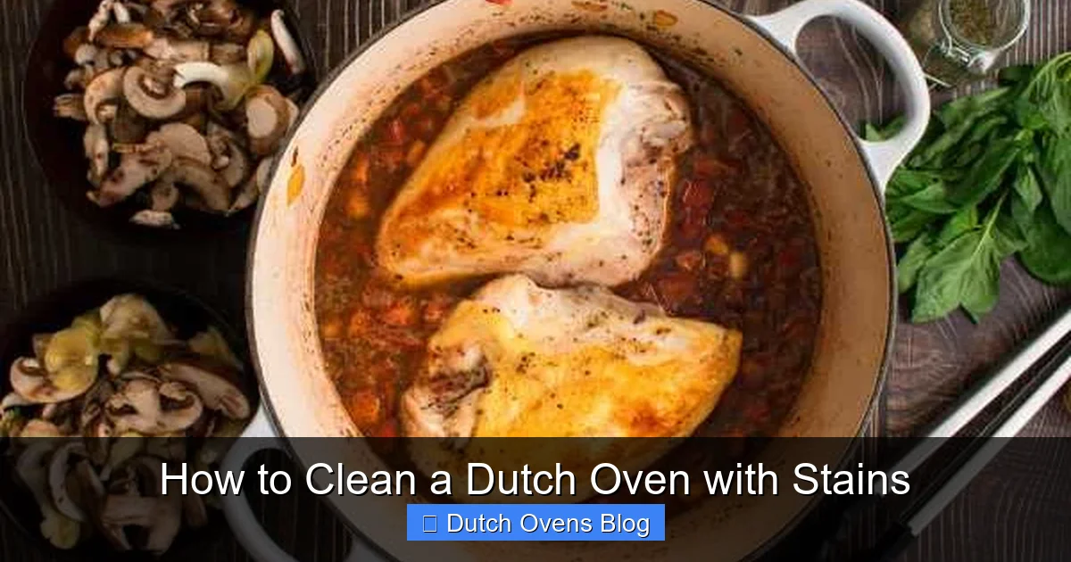 How to Clean a Dutch Oven with Stains