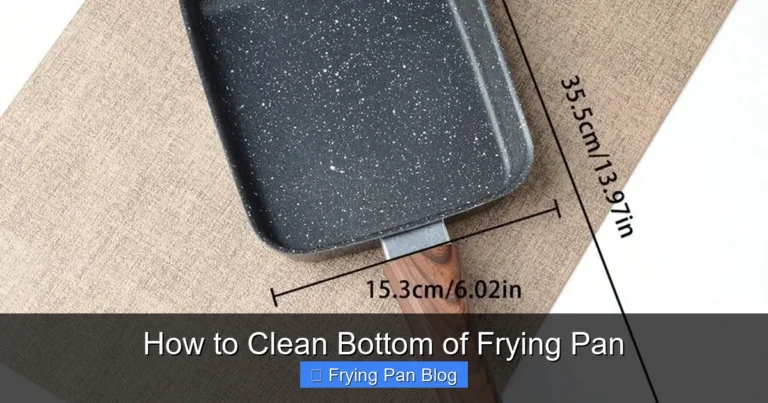How to Clean Bottom of Frying Pan