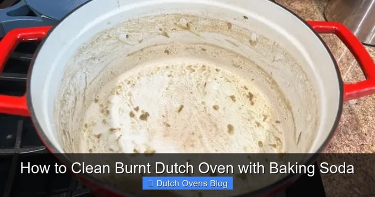 How to Clean Burnt Dutch Oven with Baking Soda