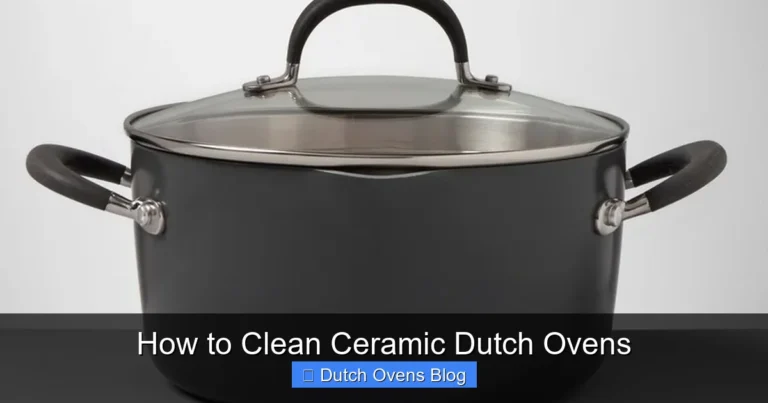 How to Clean Ceramic Dutch Ovens