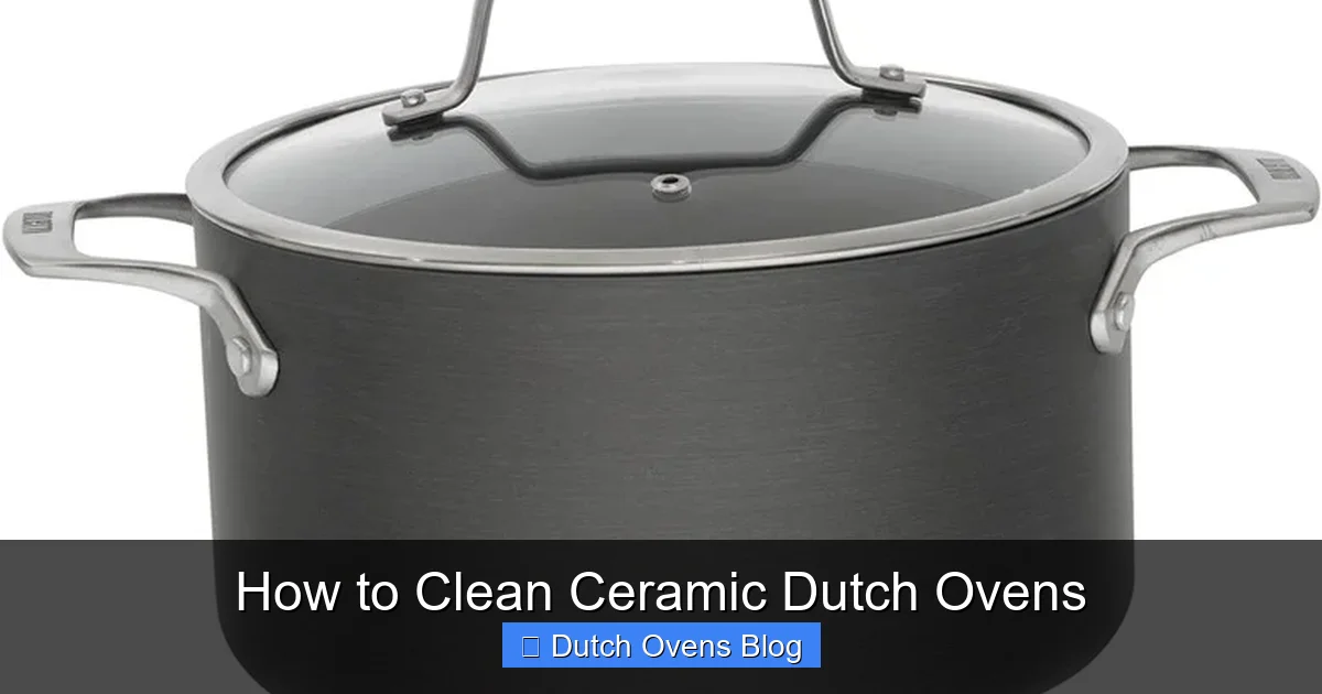How to Clean Ceramic Dutch Ovens